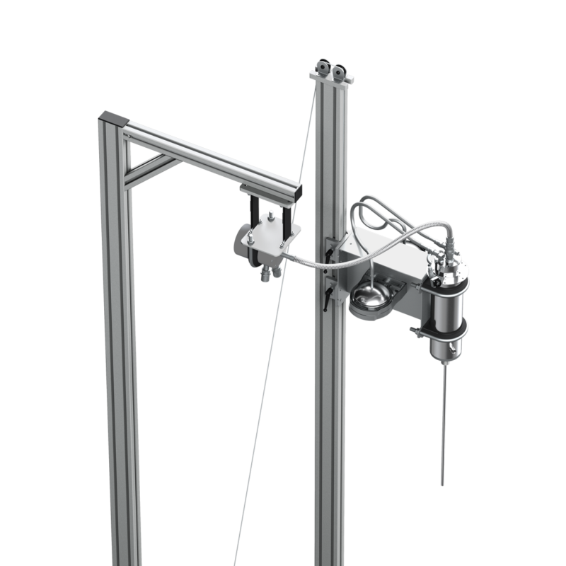 Second view of the HeRL01-RM reliquefier
